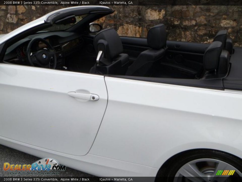 2008 BMW 3 Series 335i Convertible Alpine White / Black Photo #23