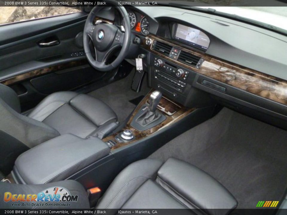 2008 BMW 3 Series 335i Convertible Alpine White / Black Photo #24