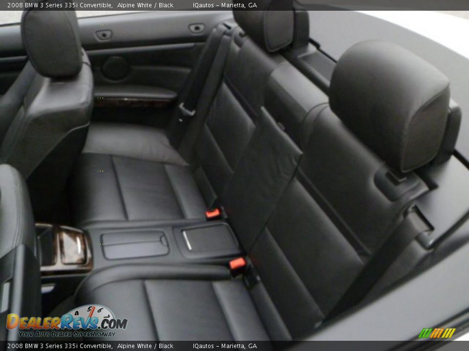 2008 BMW 3 Series 335i Convertible Alpine White / Black Photo #25