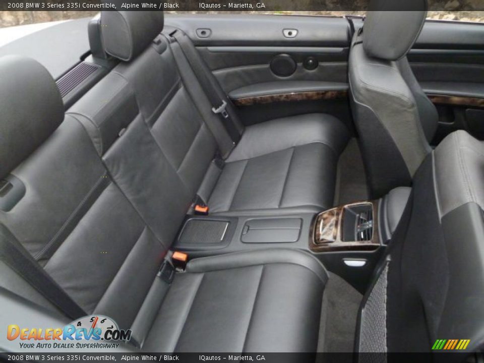 2008 BMW 3 Series 335i Convertible Alpine White / Black Photo #26