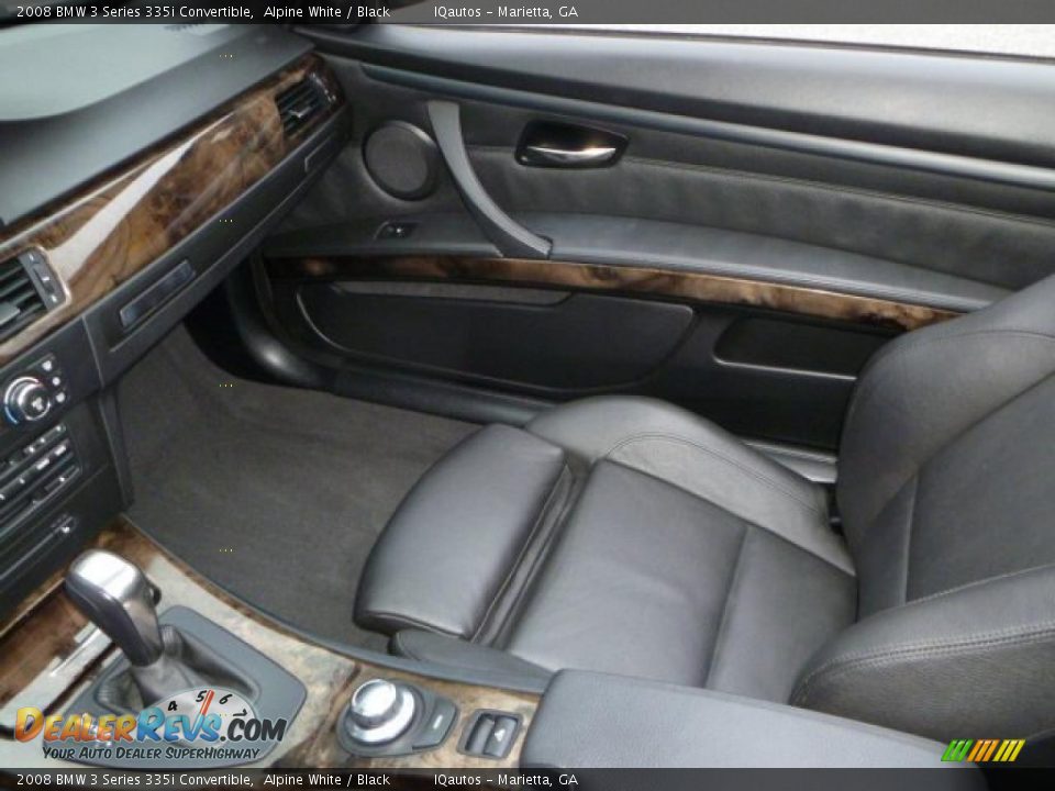 2008 BMW 3 Series 335i Convertible Alpine White / Black Photo #27