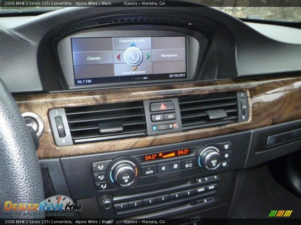 2008 BMW 3 Series 335i Convertible Alpine White / Black Photo #29