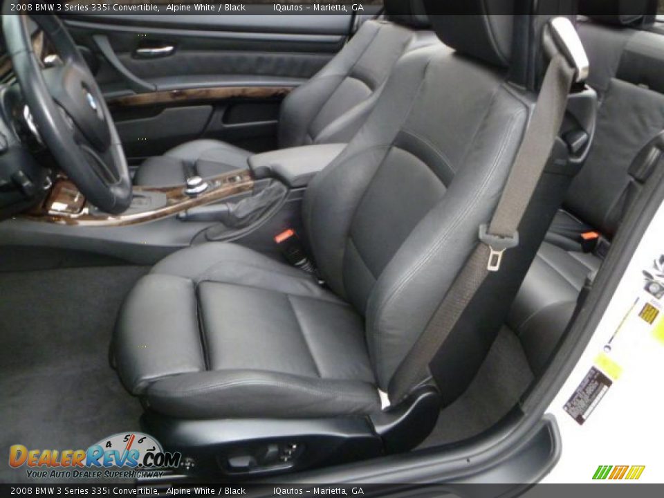 2008 BMW 3 Series 335i Convertible Alpine White / Black Photo #31