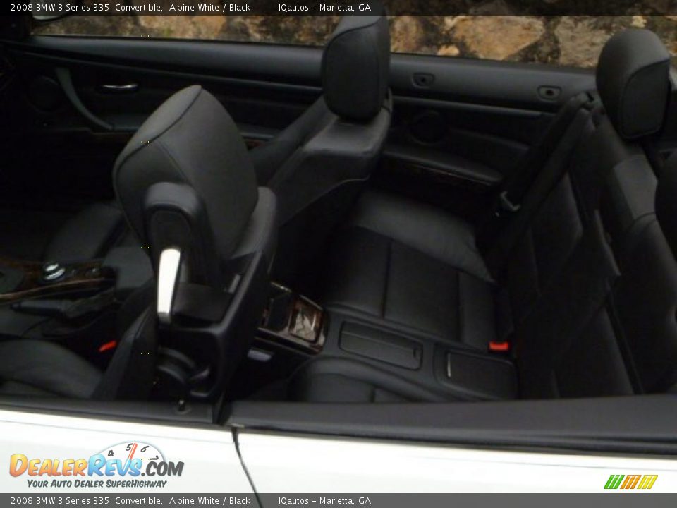 2008 BMW 3 Series 335i Convertible Alpine White / Black Photo #32