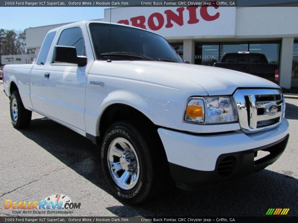 2009 Ford Ranger XLT SuperCab Oxford White / Medium Dark Flint Photo #1