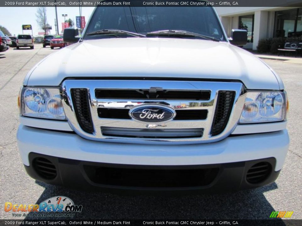 2009 Ford Ranger XLT SuperCab Oxford White / Medium Dark Flint Photo #2