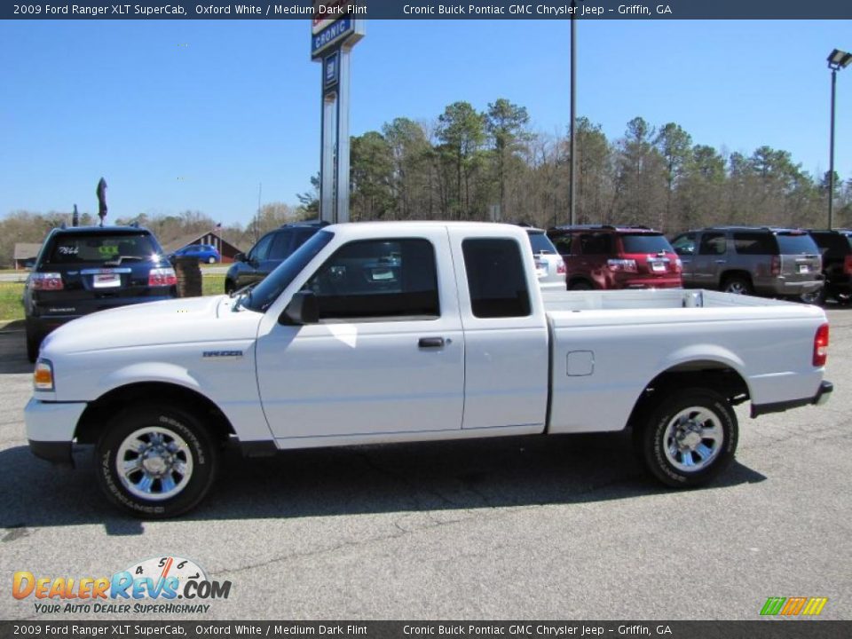 Oxford White 2009 Ford Ranger XLT SuperCab Photo #4