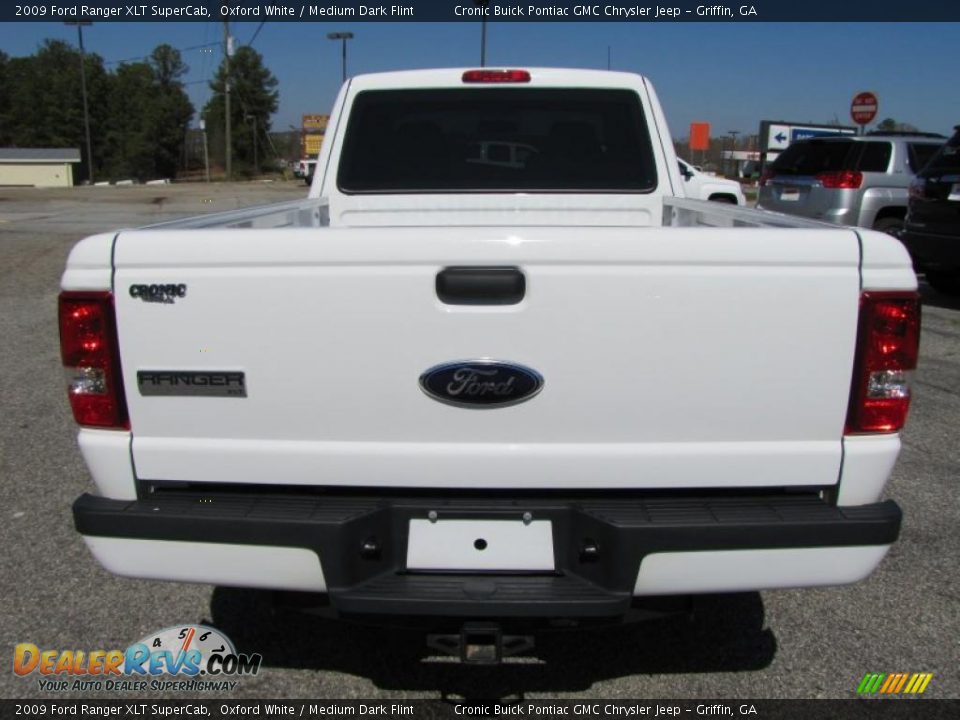 2009 Ford Ranger XLT SuperCab Oxford White / Medium Dark Flint Photo #6