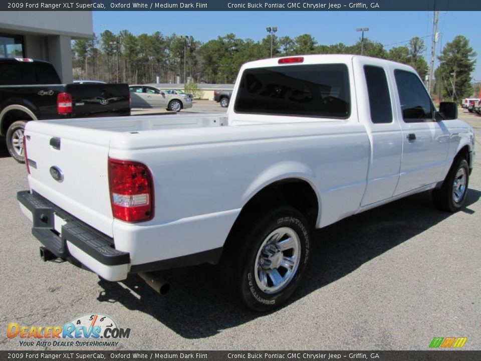 2009 Ford Ranger XLT SuperCab Oxford White / Medium Dark Flint Photo #7