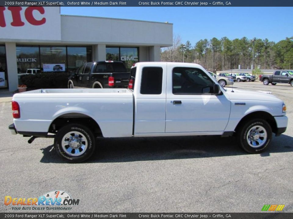 2009 Ford Ranger XLT SuperCab Oxford White / Medium Dark Flint Photo #8