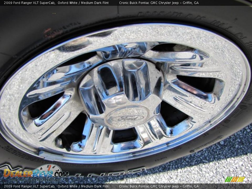 2009 Ford Ranger XLT SuperCab Oxford White / Medium Dark Flint Photo #9