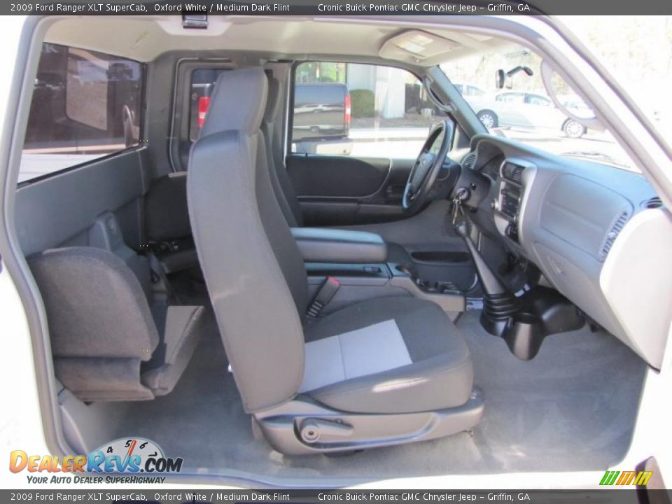 Medium Dark Flint Interior - 2009 Ford Ranger XLT SuperCab Photo #13