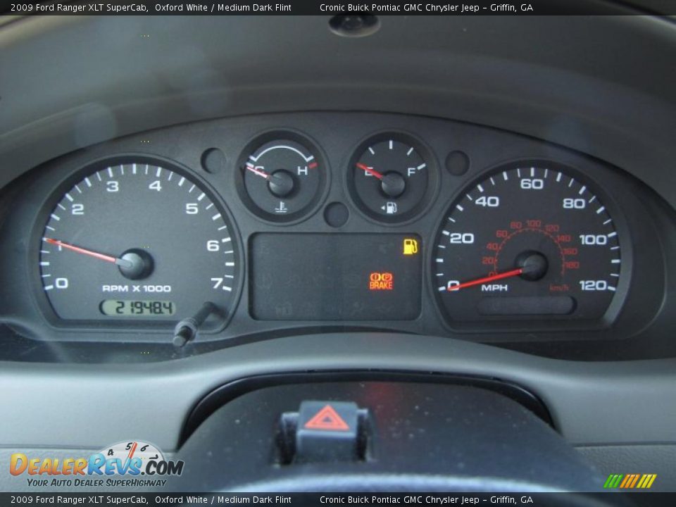2009 Ford Ranger XLT SuperCab Gauges Photo #17
