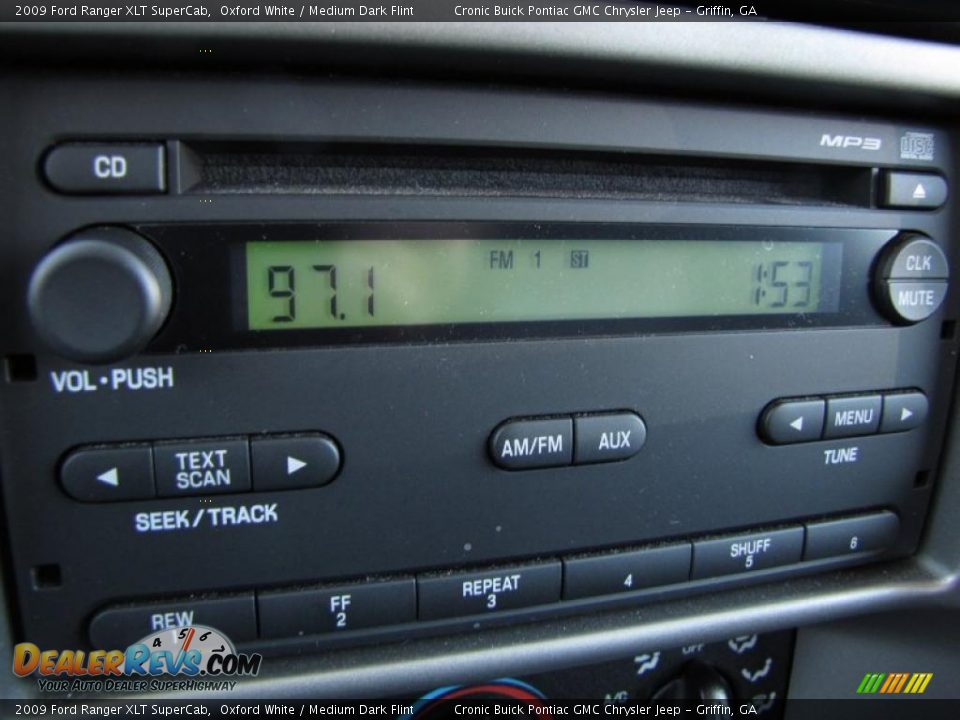 Controls of 2009 Ford Ranger XLT SuperCab Photo #18