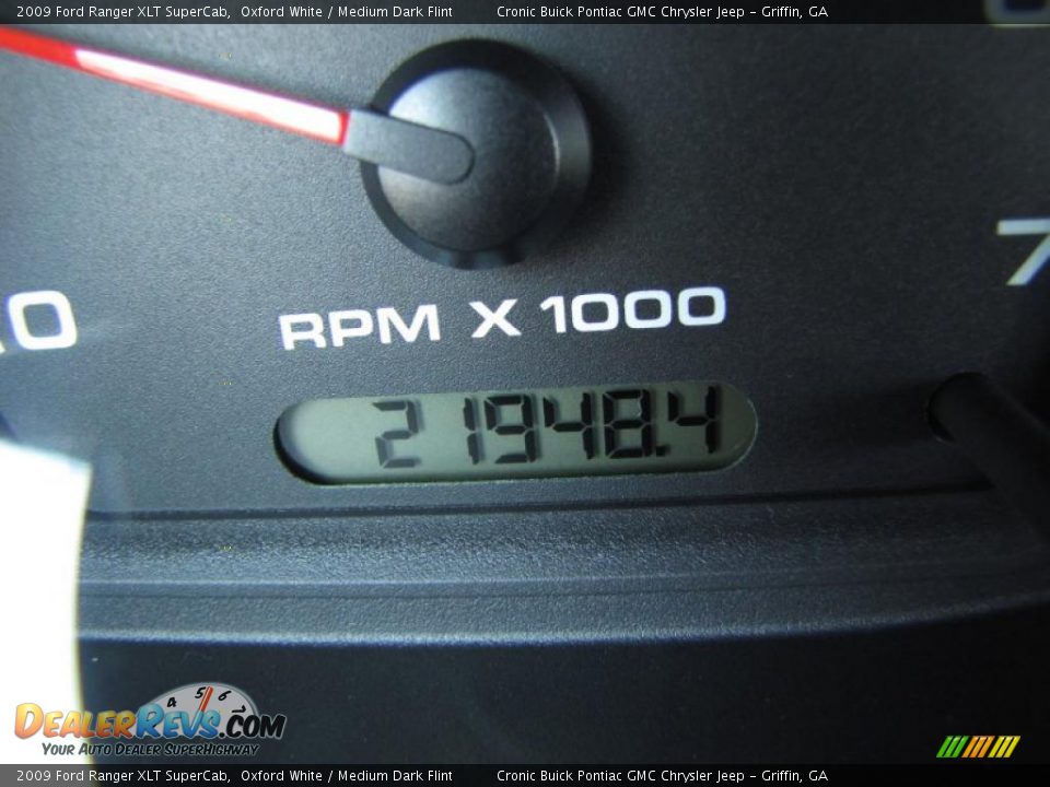 2009 Ford Ranger XLT SuperCab Oxford White / Medium Dark Flint Photo #20