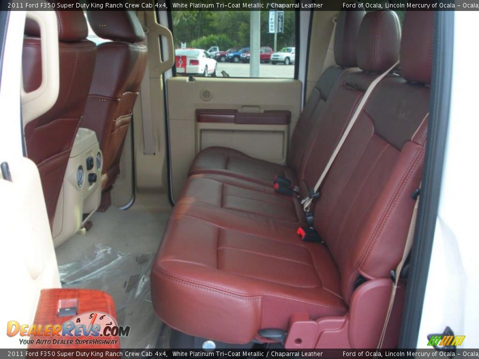 Chaparral Leather Interior - 2011 Ford F350 Super Duty King Ranch Crew Cab 4x4 Photo #7