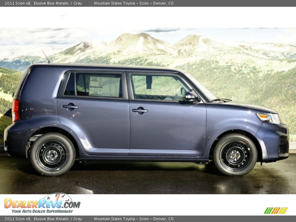 2011 Scion xB Elusive Blue Metallic / Gray Photo 2