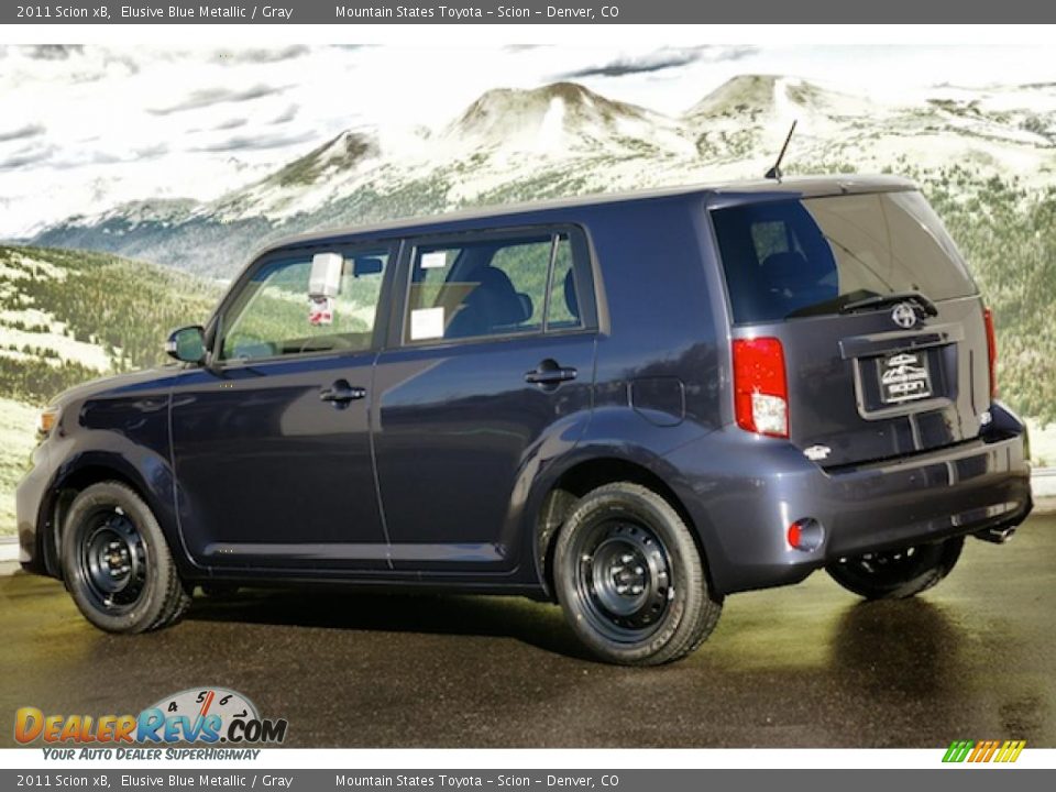 2011 Scion xB Elusive Blue Metallic / Gray Photo #3