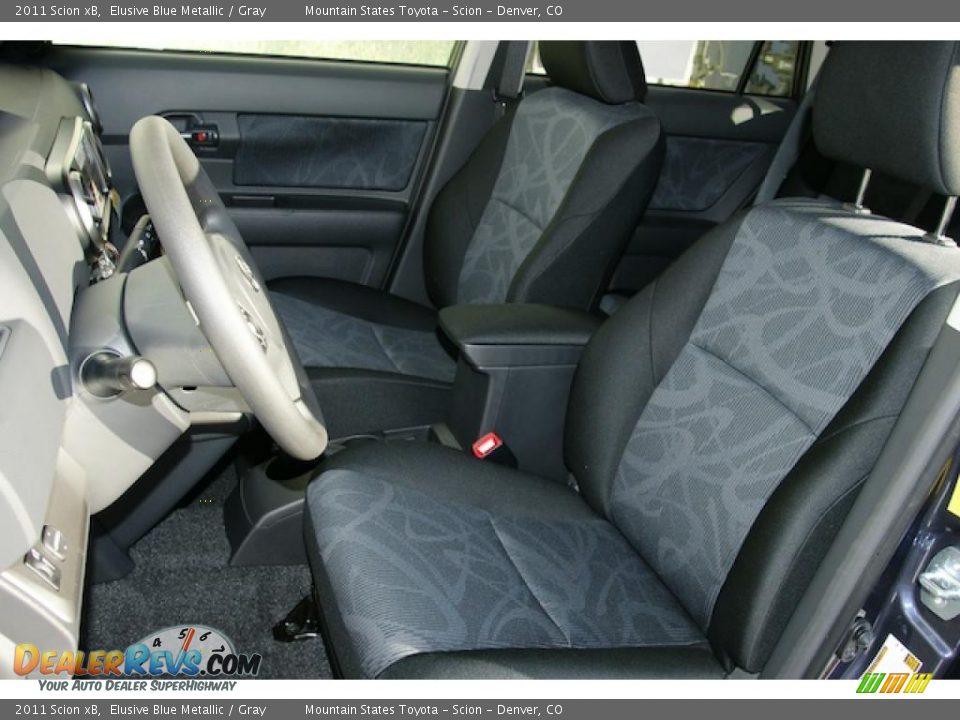 2011 Scion xB Elusive Blue Metallic / Gray Photo #5