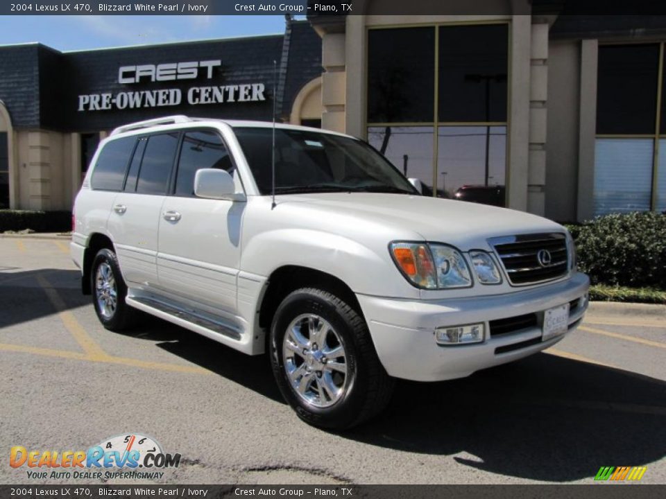 2004 Lexus LX 470 Blizzard White Pearl / Ivory Photo #1