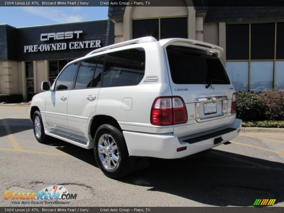2004 Lexus LX 470 Blizzard White Pearl / Ivory Photo #5