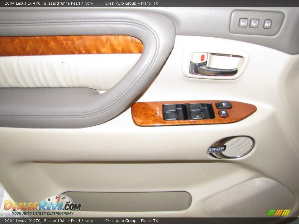 2004 Lexus LX 470 Blizzard White Pearl / Ivory Photo #12