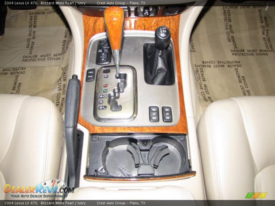 2004 Lexus LX 470 Blizzard White Pearl / Ivory Photo #16