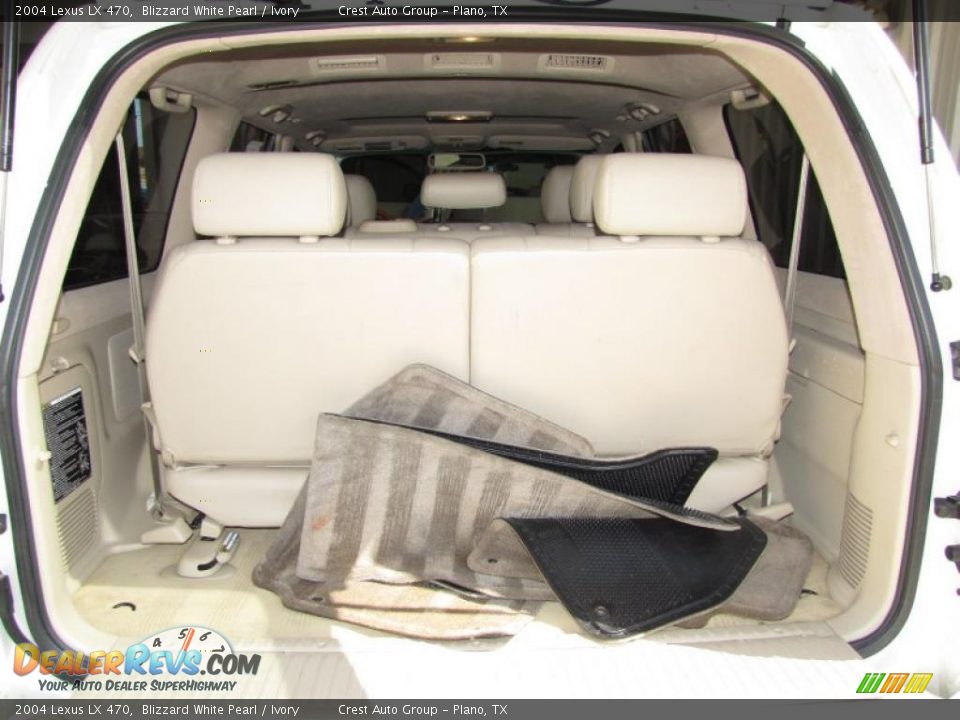 2004 Lexus LX 470 Blizzard White Pearl / Ivory Photo #19