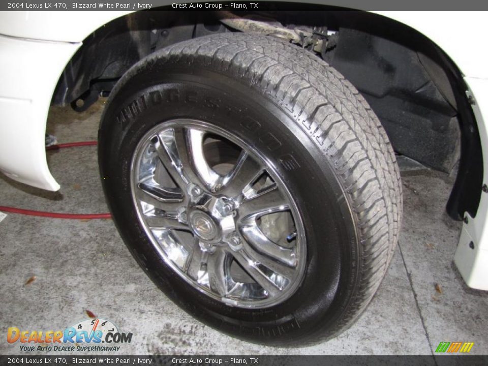 2004 Lexus LX 470 Blizzard White Pearl / Ivory Photo #20