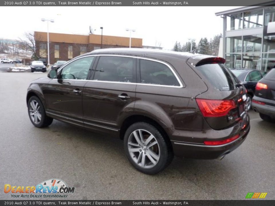 Teak Brown Metallic 2010 Audi Q7 3.0 TDI quattro Photo #3