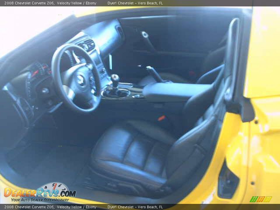 2008 Chevrolet Corvette Z06 Velocity Yellow / Ebony Photo #15