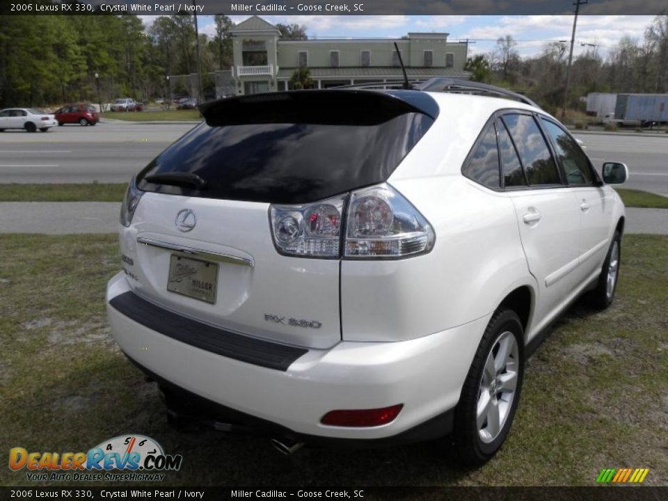 2006 Lexus RX 330 Crystal White Pearl / Ivory Photo #14