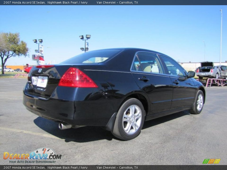 2007 Black honda accord sedan #7