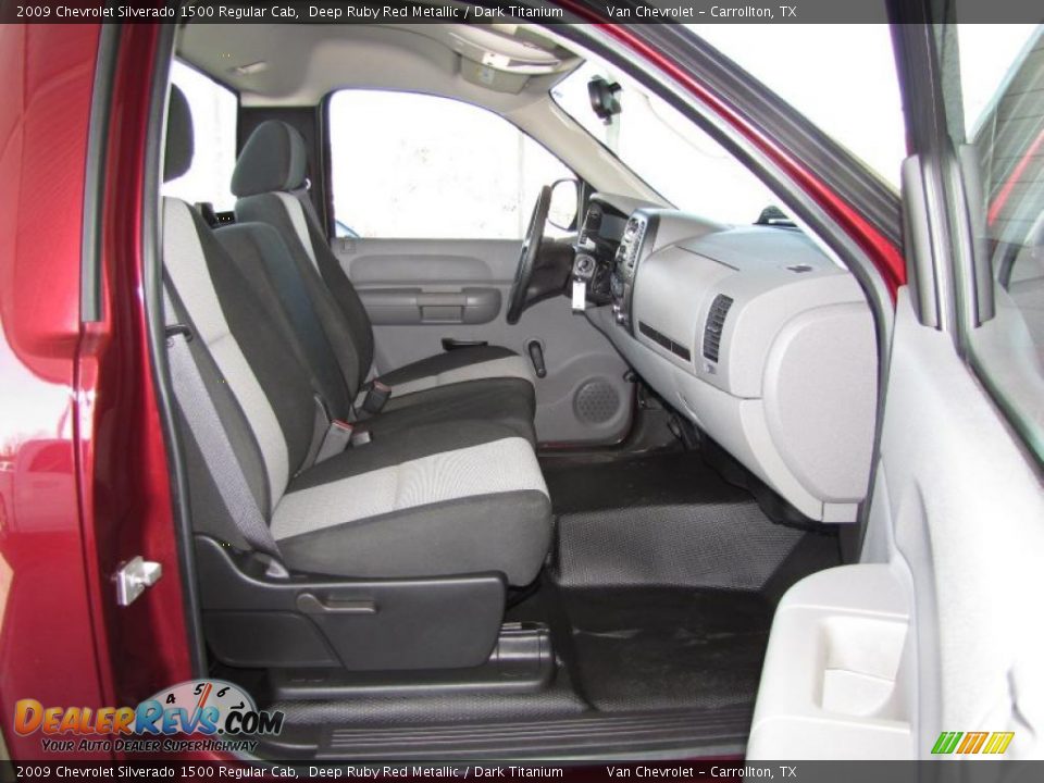 2009 Chevrolet Silverado 1500 Regular Cab Deep Ruby Red Metallic / Dark Titanium Photo #10