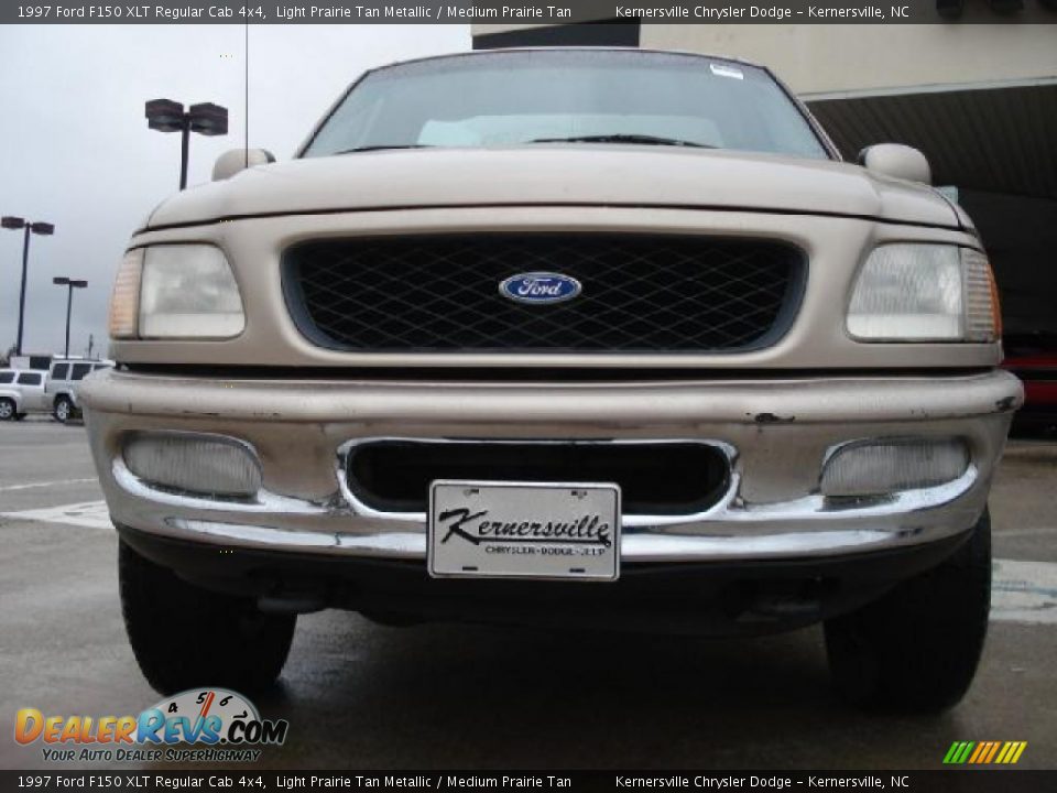 1997 Ford F150 XLT Regular Cab 4x4 Light Prairie Tan Metallic / Medium Prairie Tan Photo #8