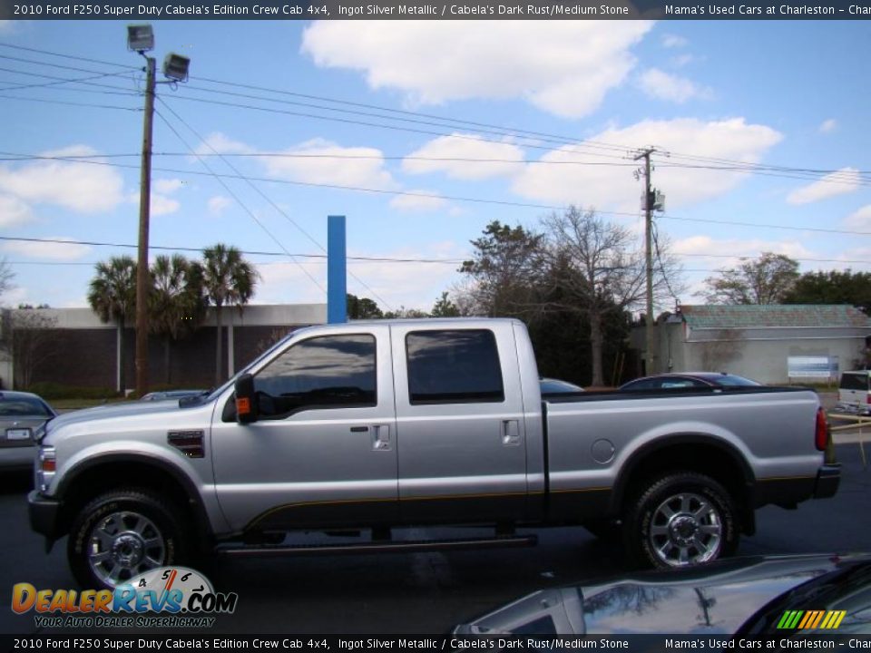 Ingot Silver Metallic 2010 Ford F250 Super Duty Cabela's Edition Crew Cab 4x4 Photo #5