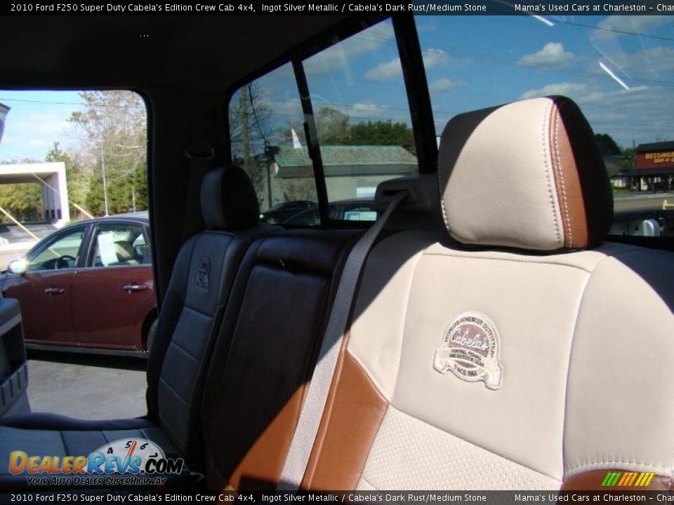 Cabela's Dark Rust/Medium Stone Interior - 2010 Ford F250 Super Duty Cabela's Edition Crew Cab 4x4 Photo #14