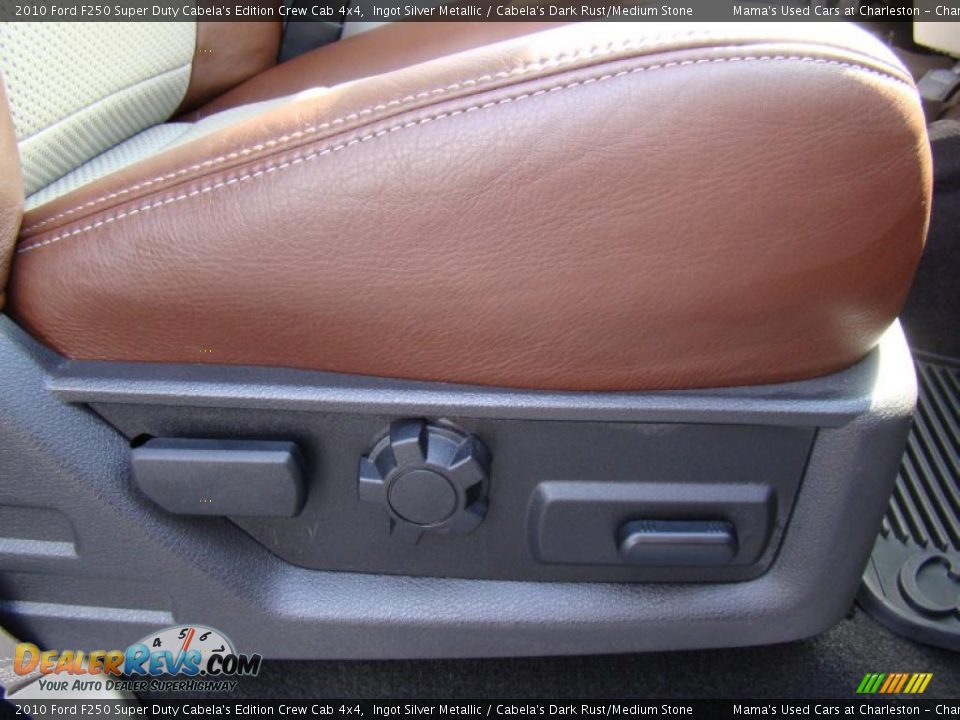 2010 Ford F250 Super Duty Cabela's Edition Crew Cab 4x4 Ingot Silver Metallic / Cabela's Dark Rust/Medium Stone Photo #16