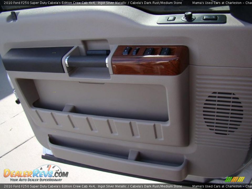 2010 Ford F250 Super Duty Cabela's Edition Crew Cab 4x4 Ingot Silver Metallic / Cabela's Dark Rust/Medium Stone Photo #22