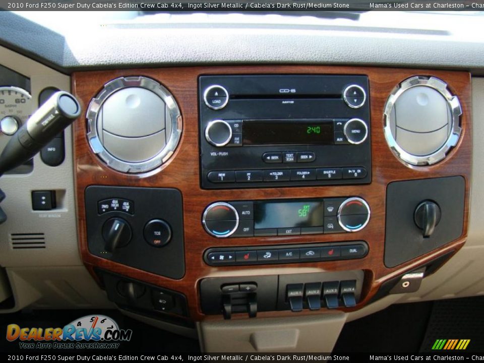2010 Ford F250 Super Duty Cabela's Edition Crew Cab 4x4 Ingot Silver Metallic / Cabela's Dark Rust/Medium Stone Photo #24