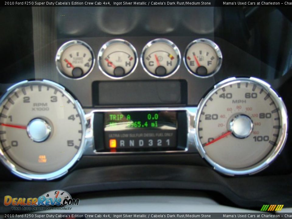 2010 Ford F250 Super Duty Cabela's Edition Crew Cab 4x4 Ingot Silver Metallic / Cabela's Dark Rust/Medium Stone Photo #29