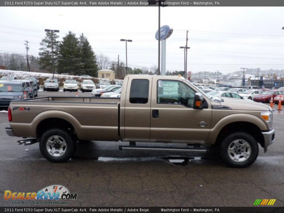 Pale Adobe Metallic 2011 Ford F250 Super Duty XLT SuperCab 4x4 Photo #5