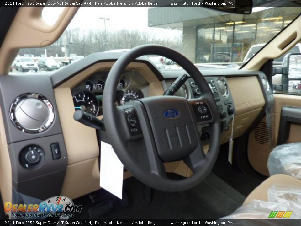2011 Ford F250 Super Duty XLT SuperCab 4x4 Steering Wheel Photo #11