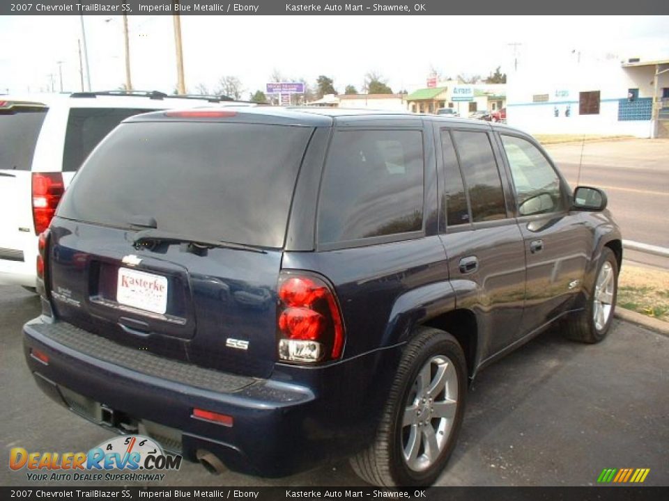 2007 Chevrolet TrailBlazer SS Imperial Blue Metallic / Ebony Photo #5