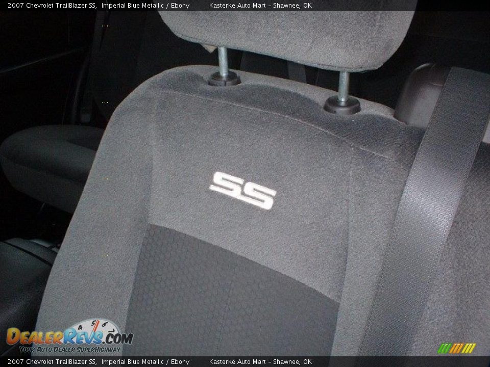 Ebony Interior - 2007 Chevrolet TrailBlazer SS Photo #8