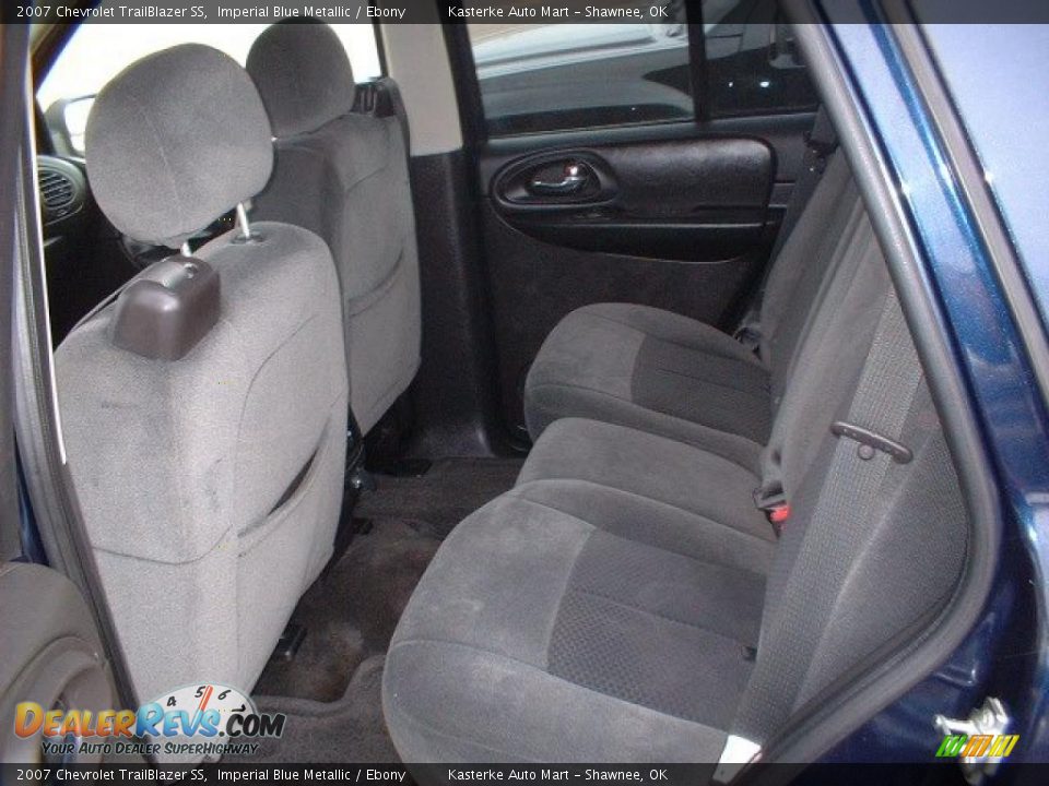 Ebony Interior - 2007 Chevrolet TrailBlazer SS Photo #9