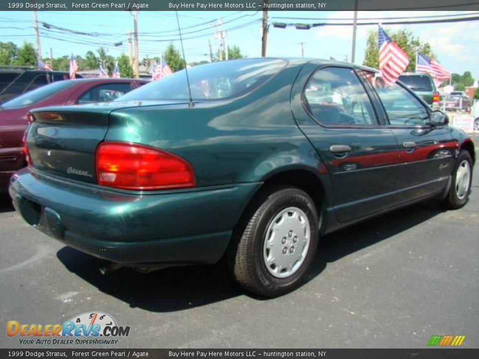 1999 Dodge Stratus Forest Green Pearl / Agate Photo #4