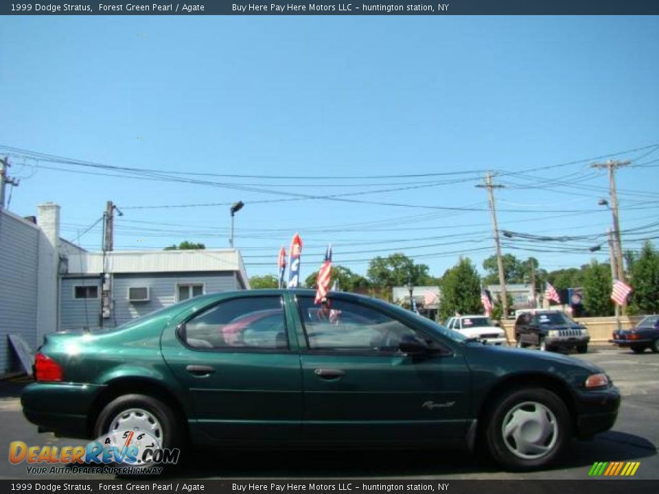 1999 Dodge Stratus Forest Green Pearl / Agate Photo #5