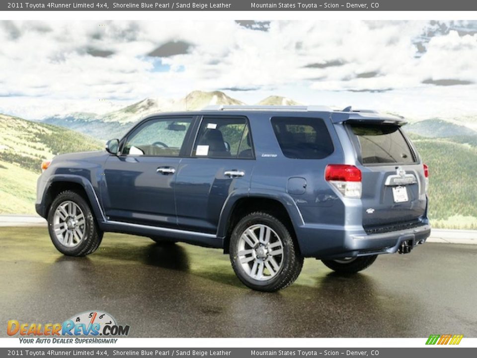 2011 Toyota 4Runner Limited 4x4 Shoreline Blue Pearl / Sand Beige Leather Photo #3