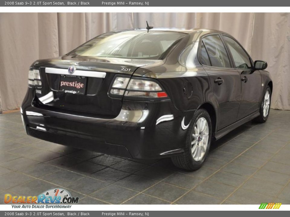 2008 Saab 9-3 2.0T Sport Sedan Black / Black Photo #2